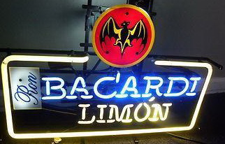 Bacardi Limon Neon Sign